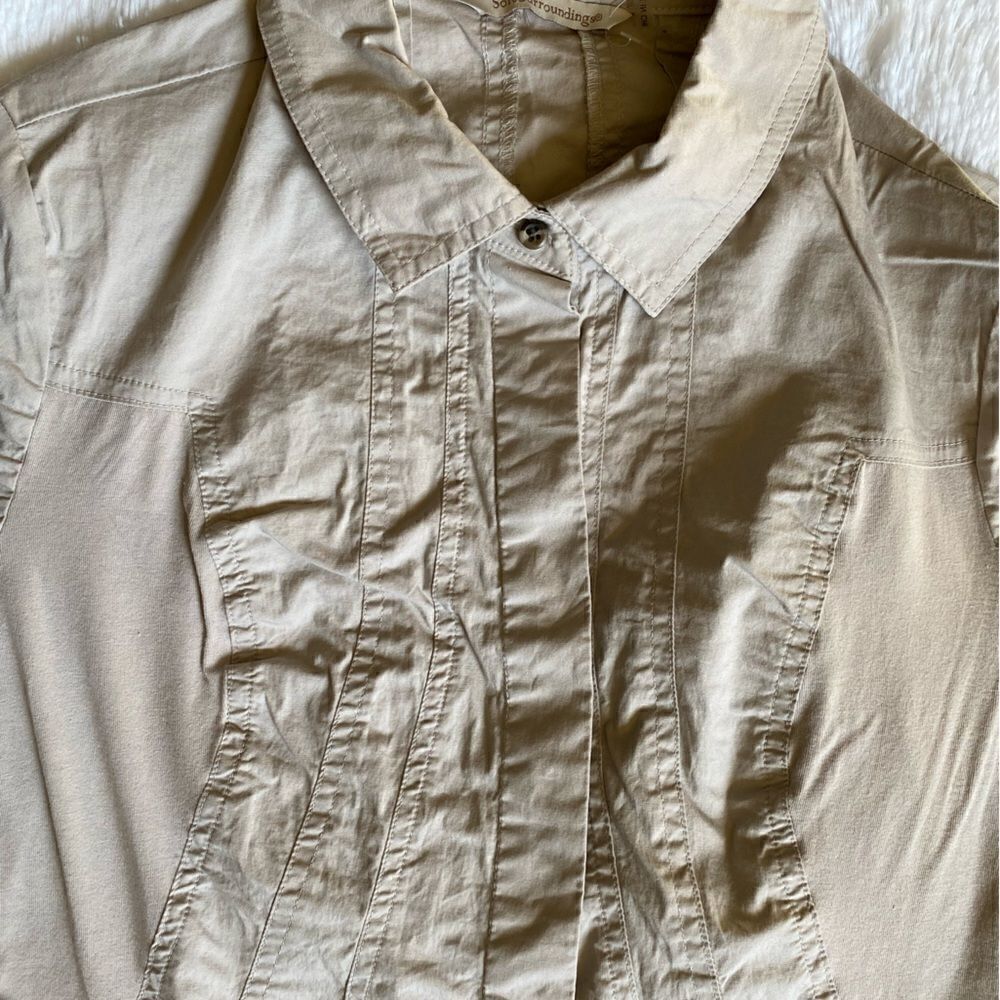 Soft Surroundings Button Front Shirt Size Small - Picture 3 of 8